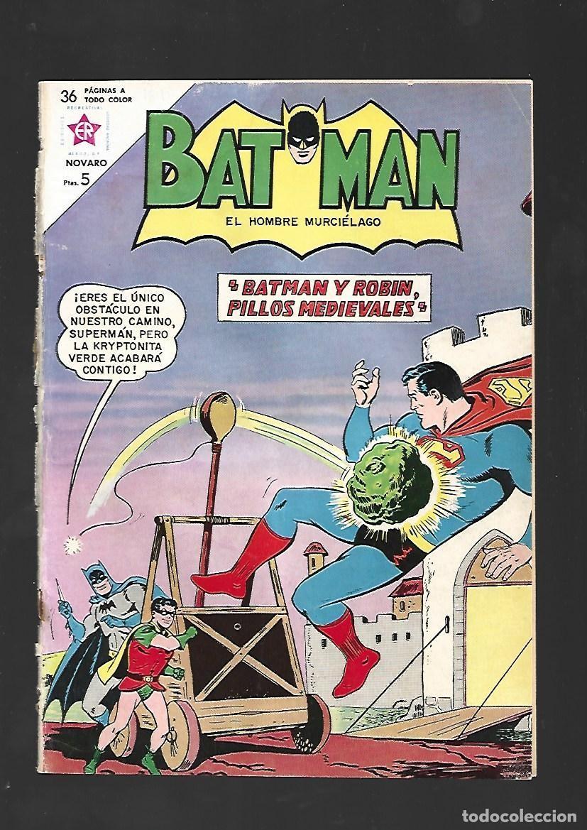Tebeos: Batman, 181: Batman y Robin, pillos medievales, 1963, Novaro, encuadernaci&oacute;n