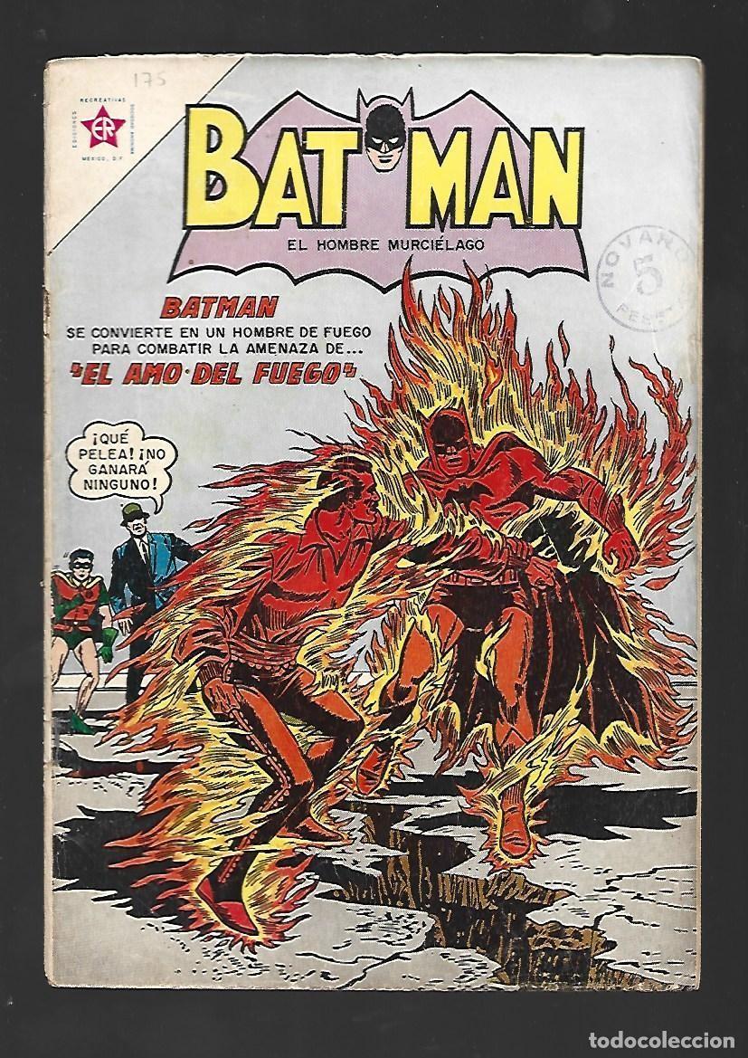 Comics: Batman, 175: el amo del fuego, 1963, Novaro, buen estado