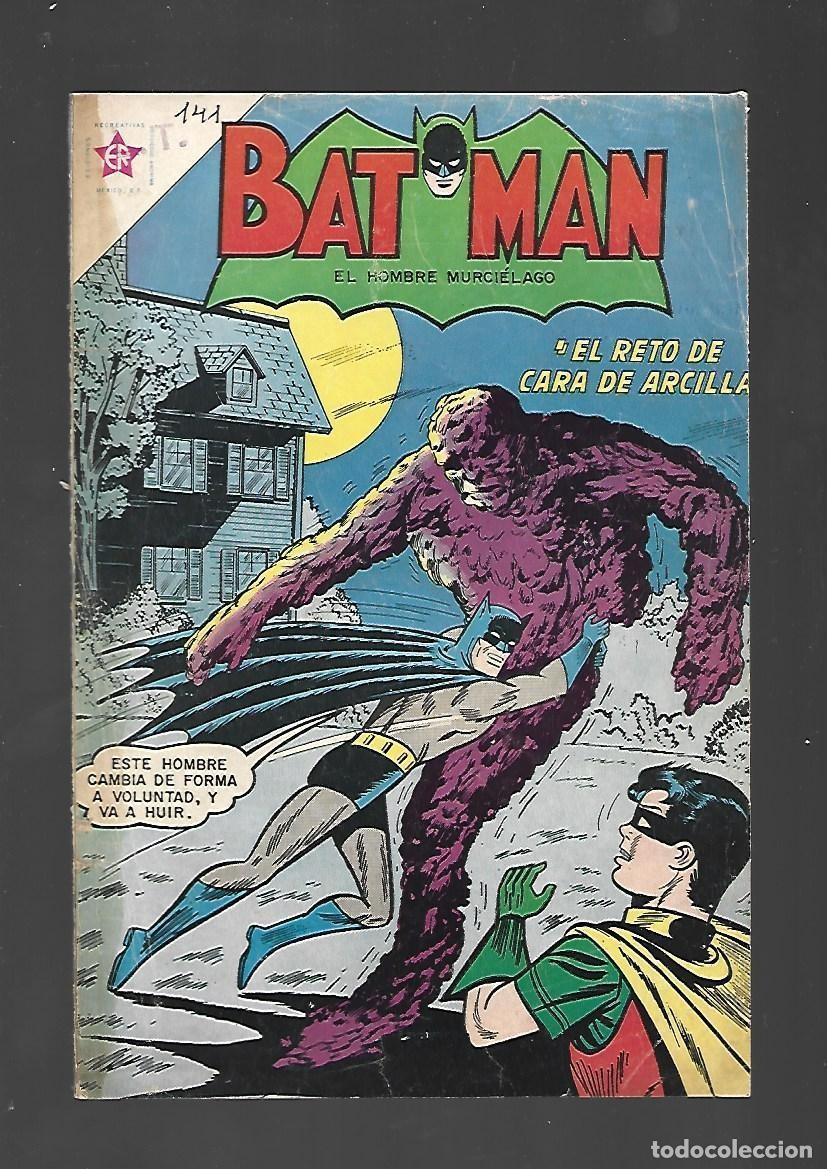 Giornalini: Batman, 141: el reto de Cara de Arcilla, 1962, Novaro, encuadernaci&oacute;n