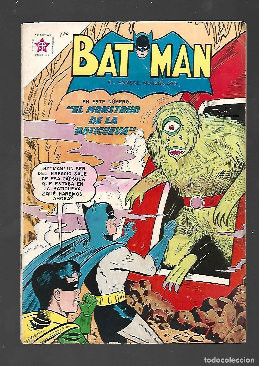 Giornalini: Batman, 116: el monstruo de la Baticueva, 1962, Novaro, buen estado