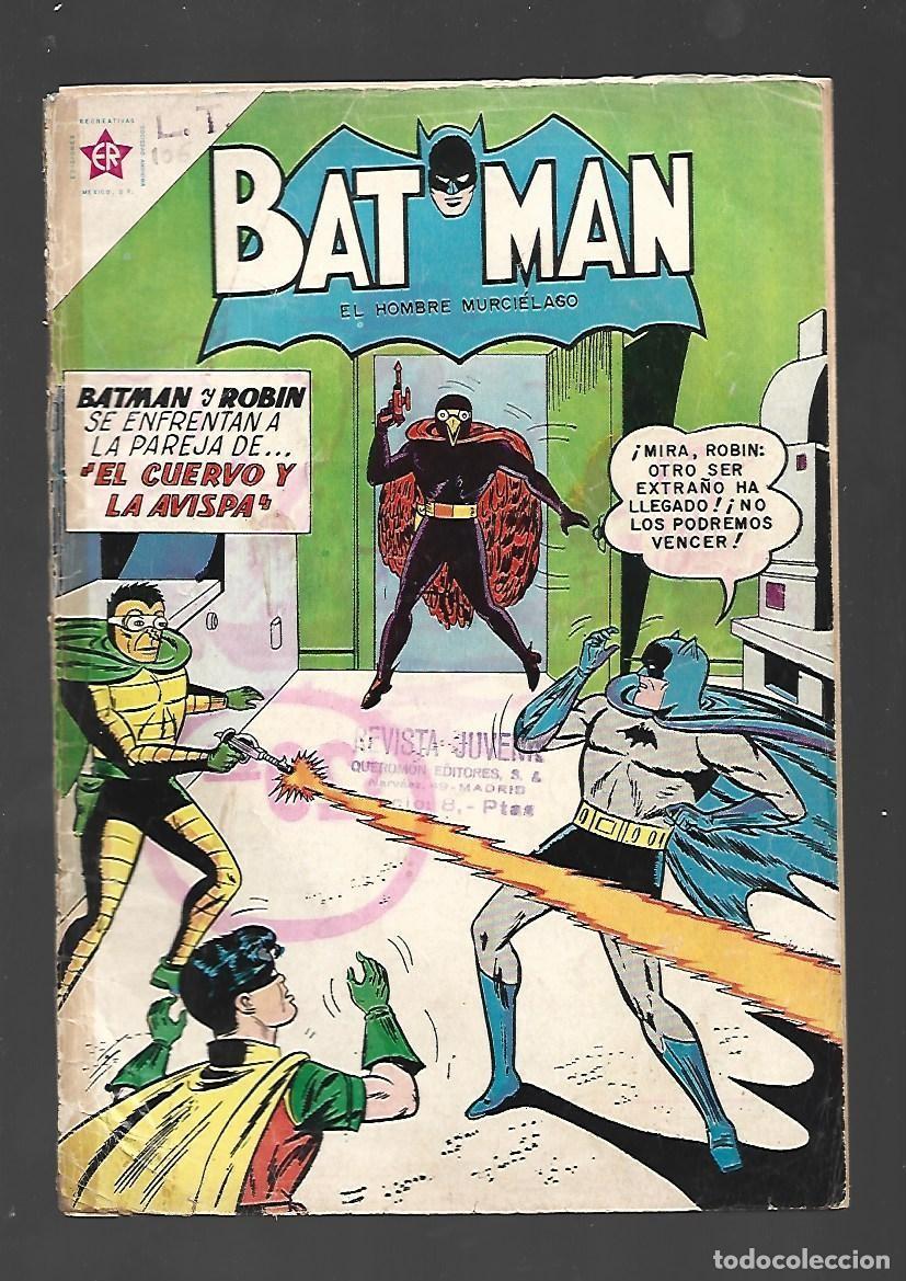 Giornalini: Batman, 106: el Cuervo y la Avispa, 1961, Novaro, buen estado