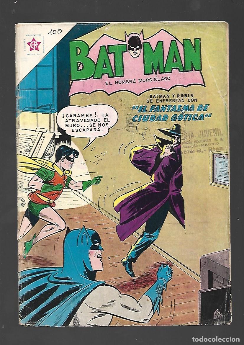 Tebeos: Batman, 100: el fantasma de ciudad G&oacute;tica, 1961, Novaro, buen estado