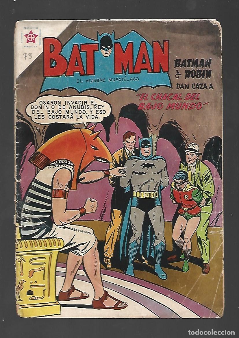 Tebeos: Batman, 73: el chacal del bajo mundo, 1960, Novaro, buen estado