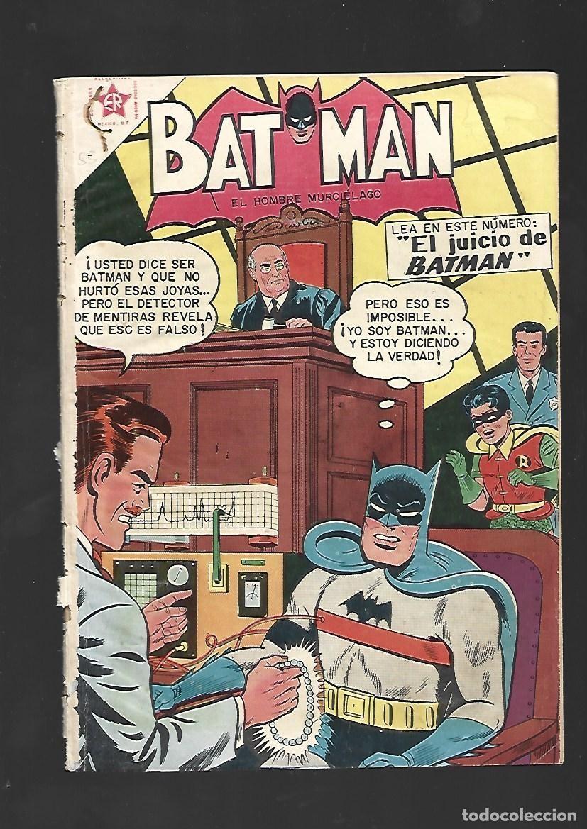 Tebeos: Batman, 55: el juicio de Batman, 1958, Novaro, encuadernaci&oacute;n
