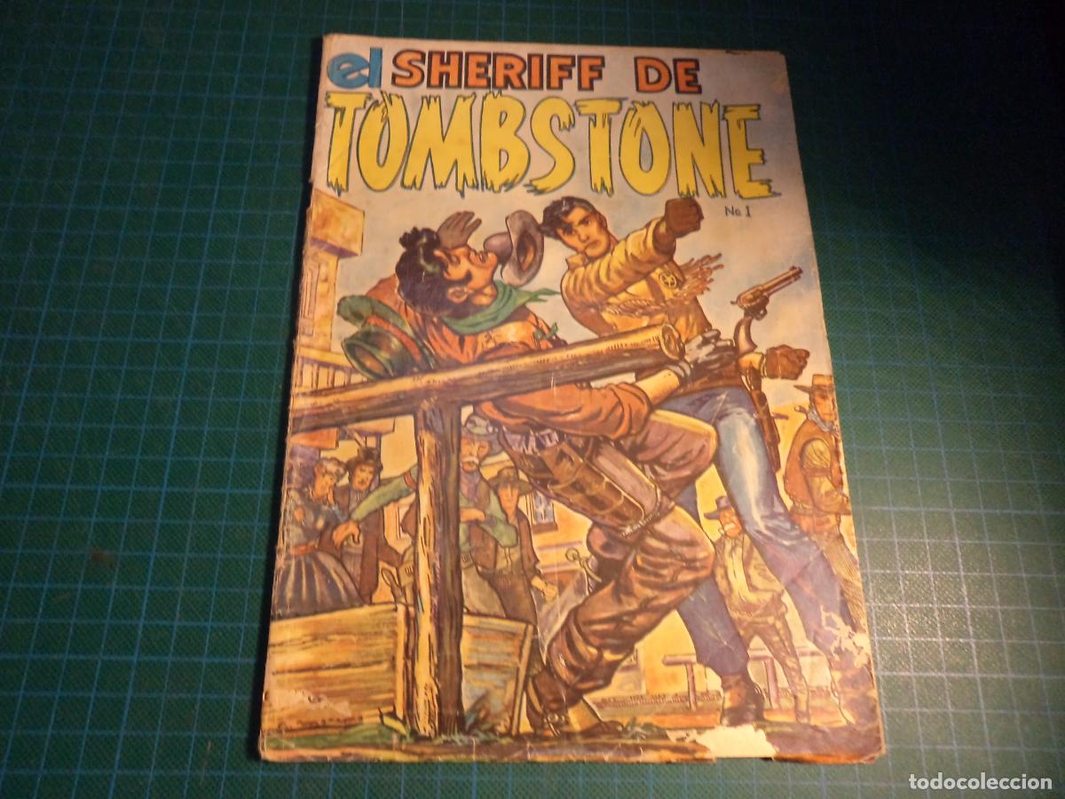 Tebeos: El Sheriff de Tomstone. N&ordm; 1. ENS. Es el de la foto. Con se&ntilde;ales de uso