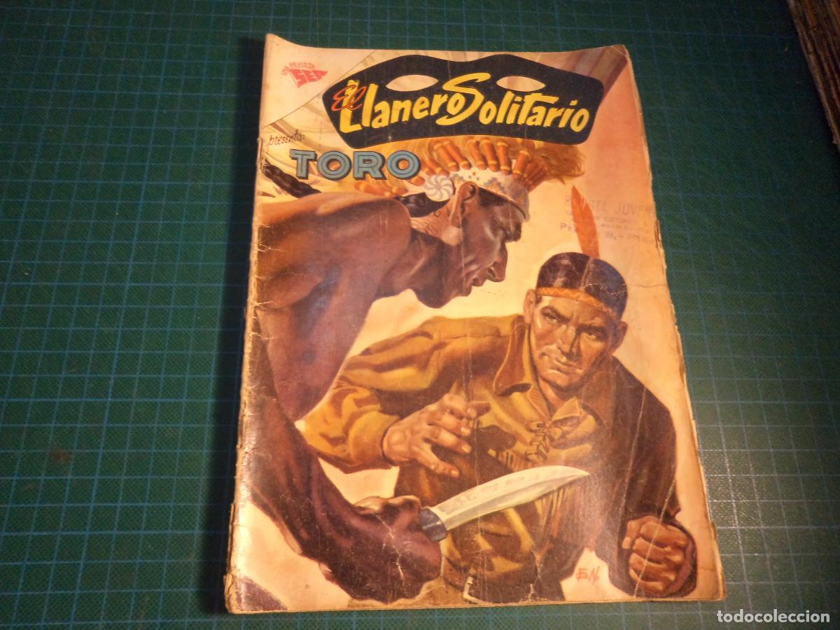 Tebeos: El Llanero Solitario. N&ordm; 104. Novaro. Con se&ntilde;ales de uso