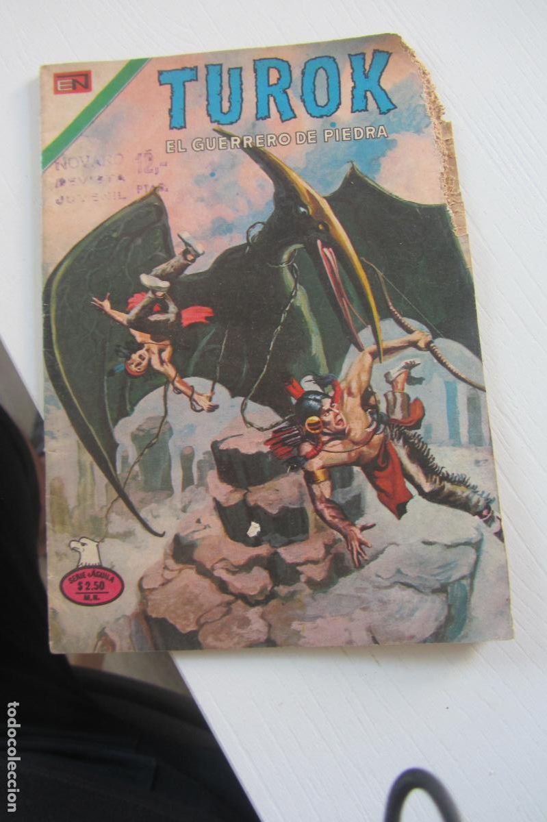 Tebeos: TUROK. EL GUERRERO DE PIEDRA. REVISTA JUVENIL. N&ordm; 107. - VV. AA. NOVARO arx111