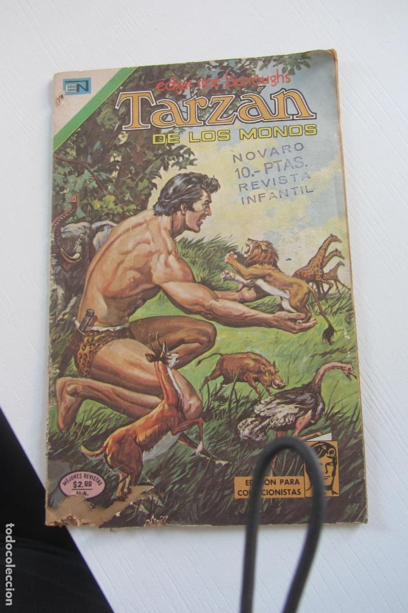 Tebeos: TARZAN N&ordm; 413 EDGAR RICE BURROUGHS ORIGINAL ED. NOVARO arx116