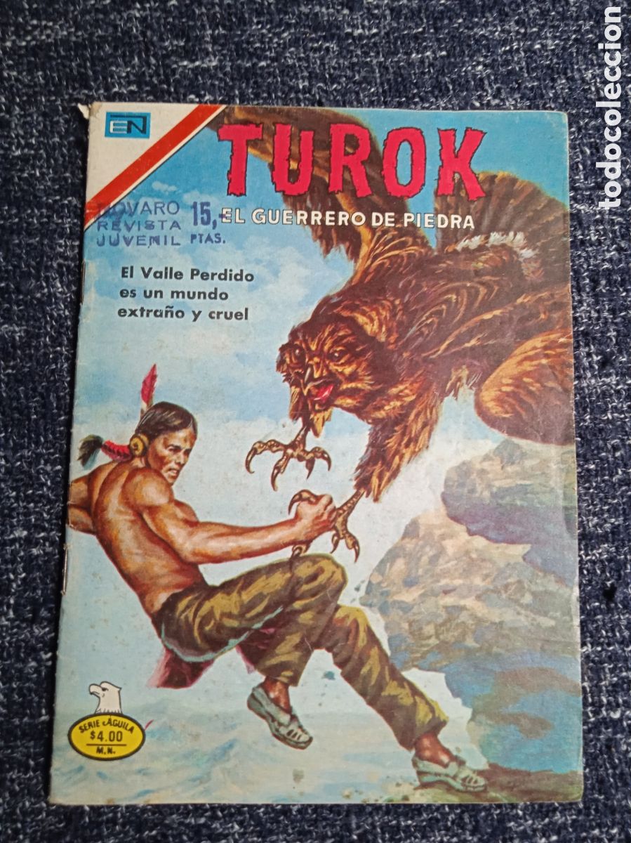 Tebeos: TUROK, EL GUERRERO DE PIEDRA - SERIE AGUILA - N&ordm; 146 ( NOVARO )