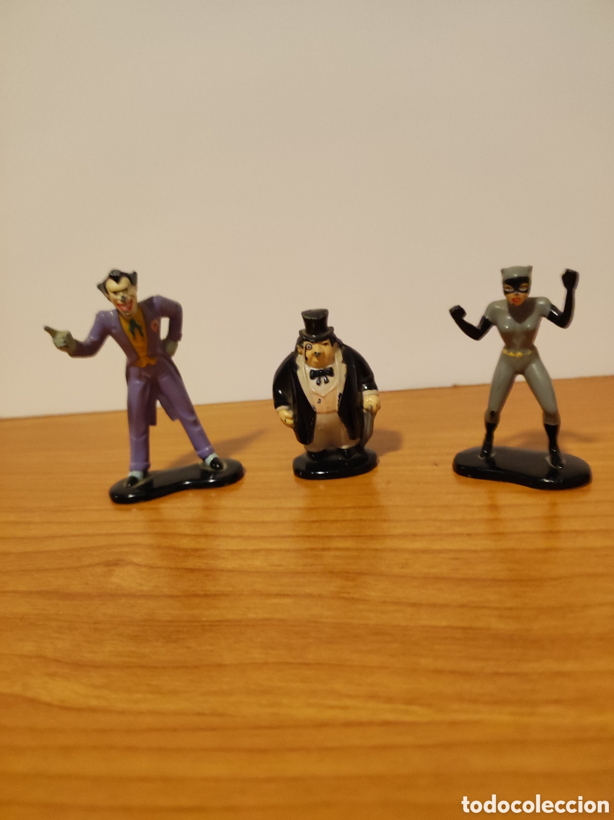 Tebeos: Lote 3 Figuras Met&aacute;licas Batman Vintage (ERTL 1992/1993)