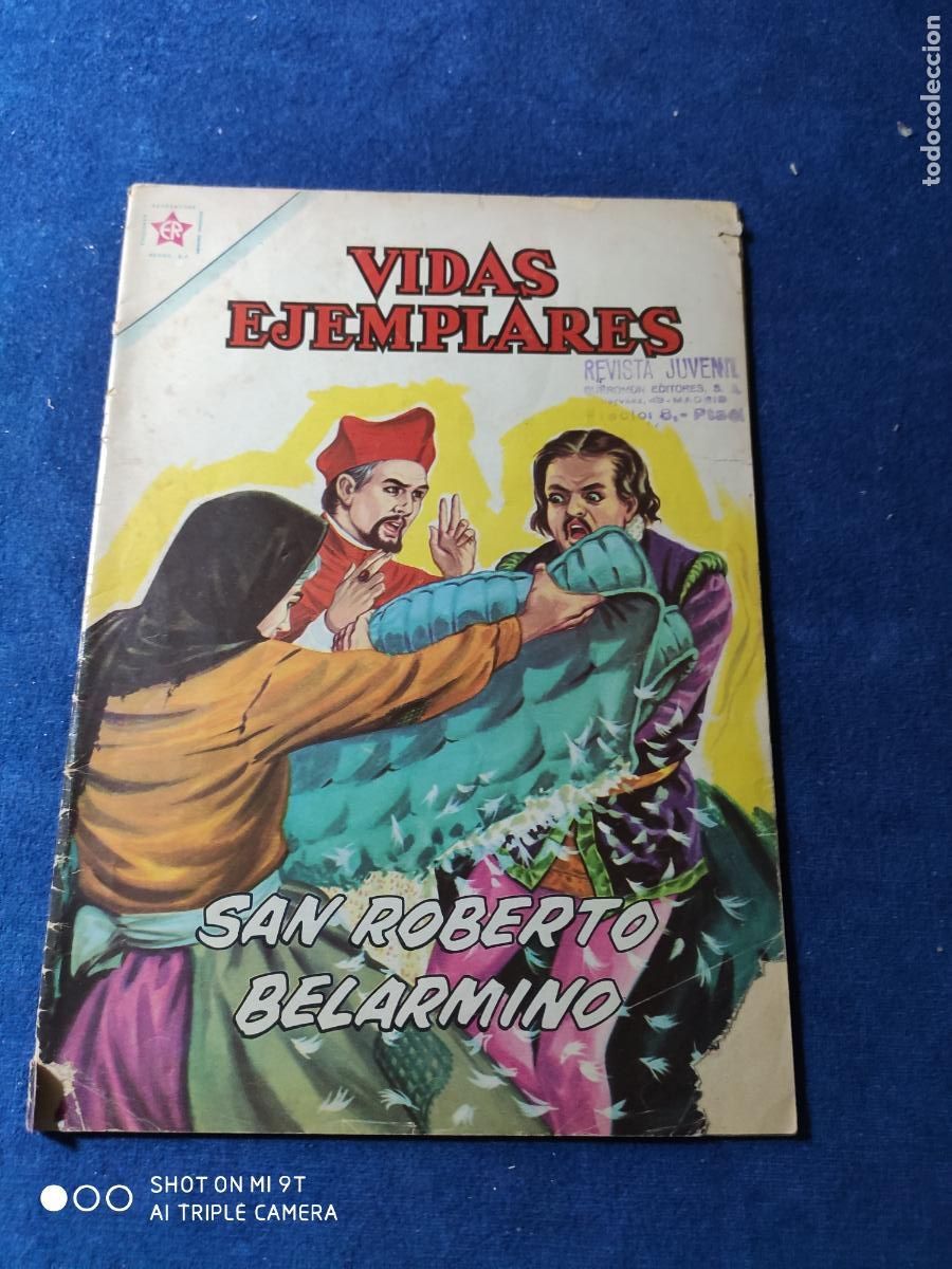 Tebeos: VIDAS EJEMPLARES SAN ROBERTO BELARMINO NOVARO