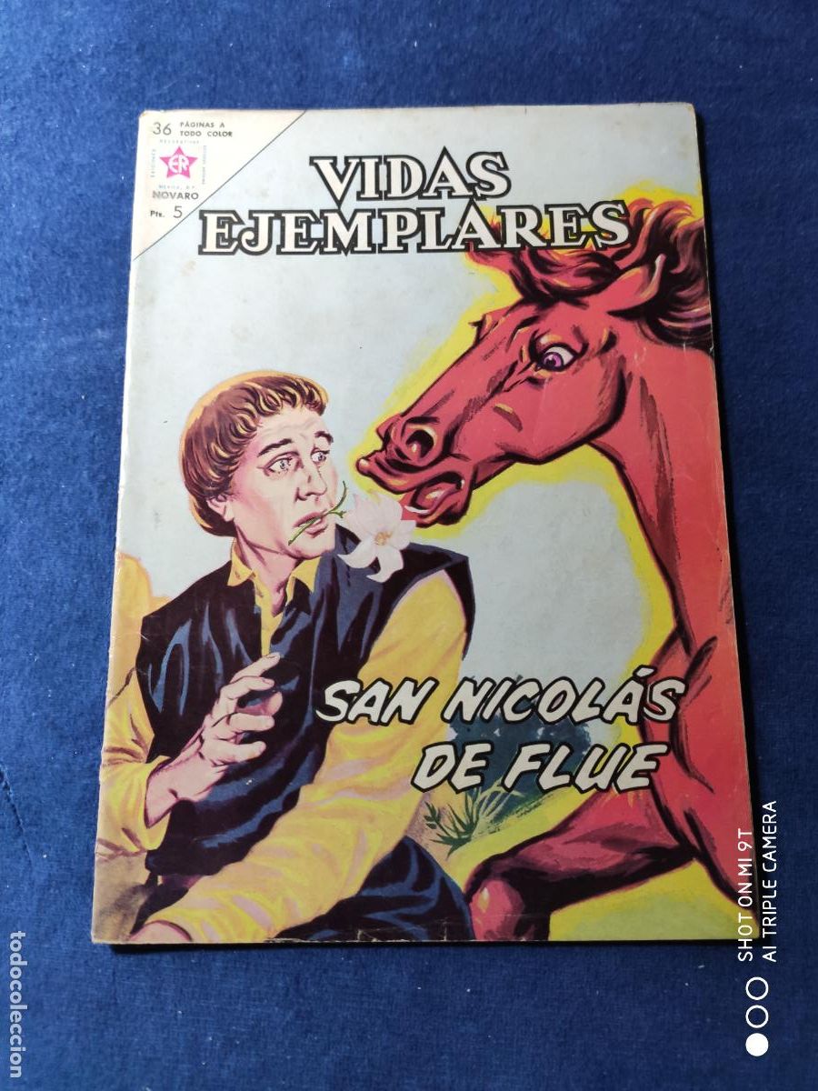Tebeos: VIDAS EJEMPLARES SAN NICOLAS DE FLUE NOVARO