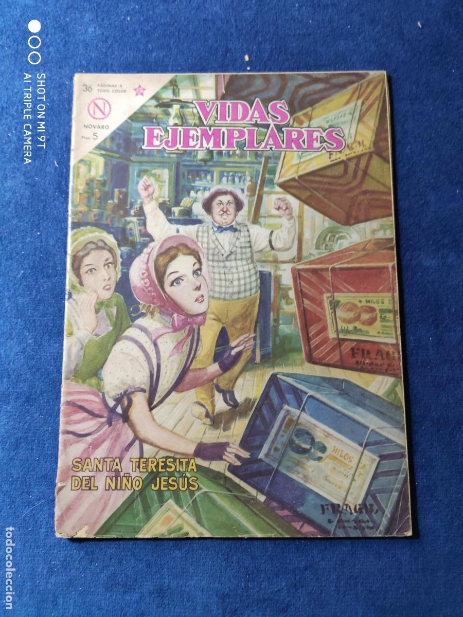Tebeos: VIDAS EJEMPLARES SANTA TERESITA NOVARO