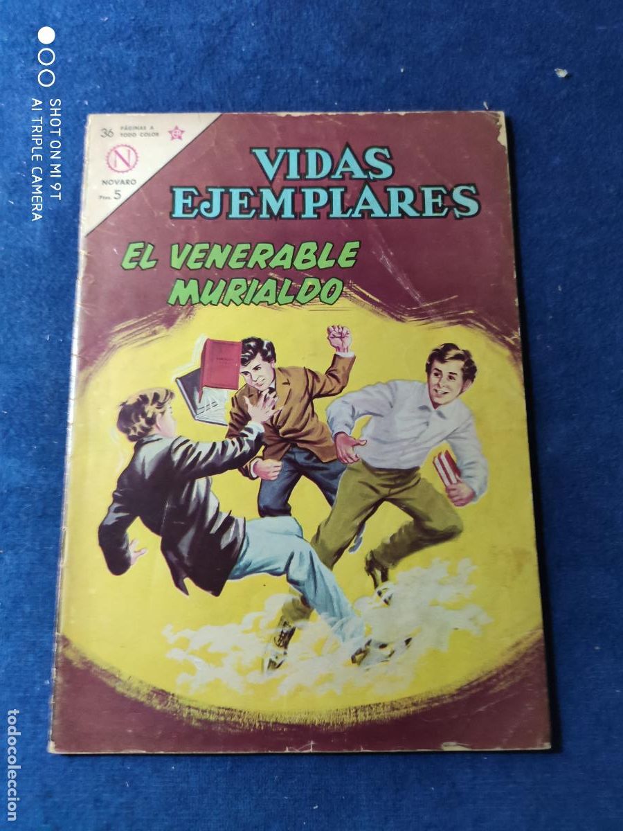 Tebeos: VIDAS EJEMPLARES EL VENERABLE MURIALDO NOVARO