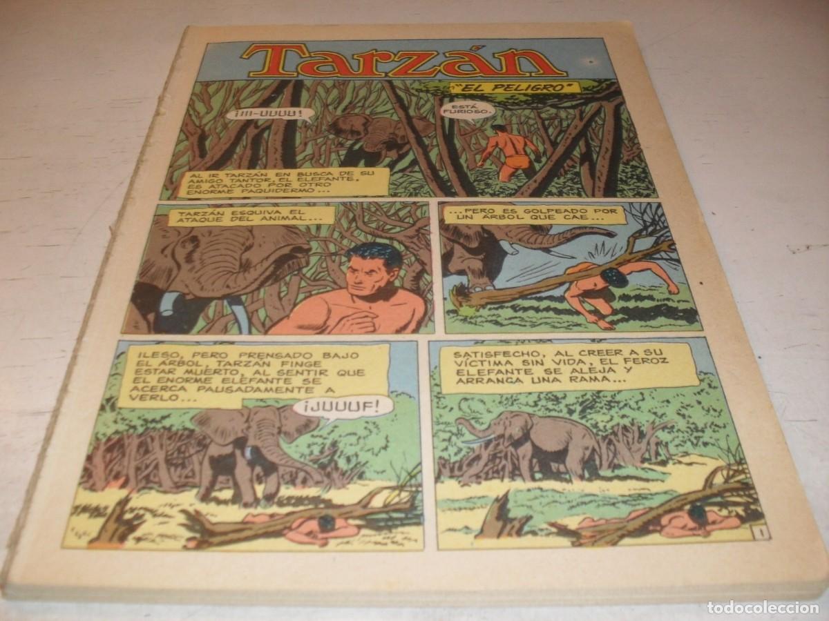 Tebeos: LIBRO COMIC TARZAN:EL PELIGRO,Y 4 AVENTURAS MAS.SIN CUBIERTAS.NOVARO,1973