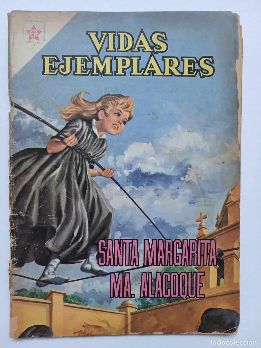 Tebeos: Vidas Ejemplares n&deg; 109 (1961) - Santa Margarita Ma. Alacoque! - original editorial Novaro