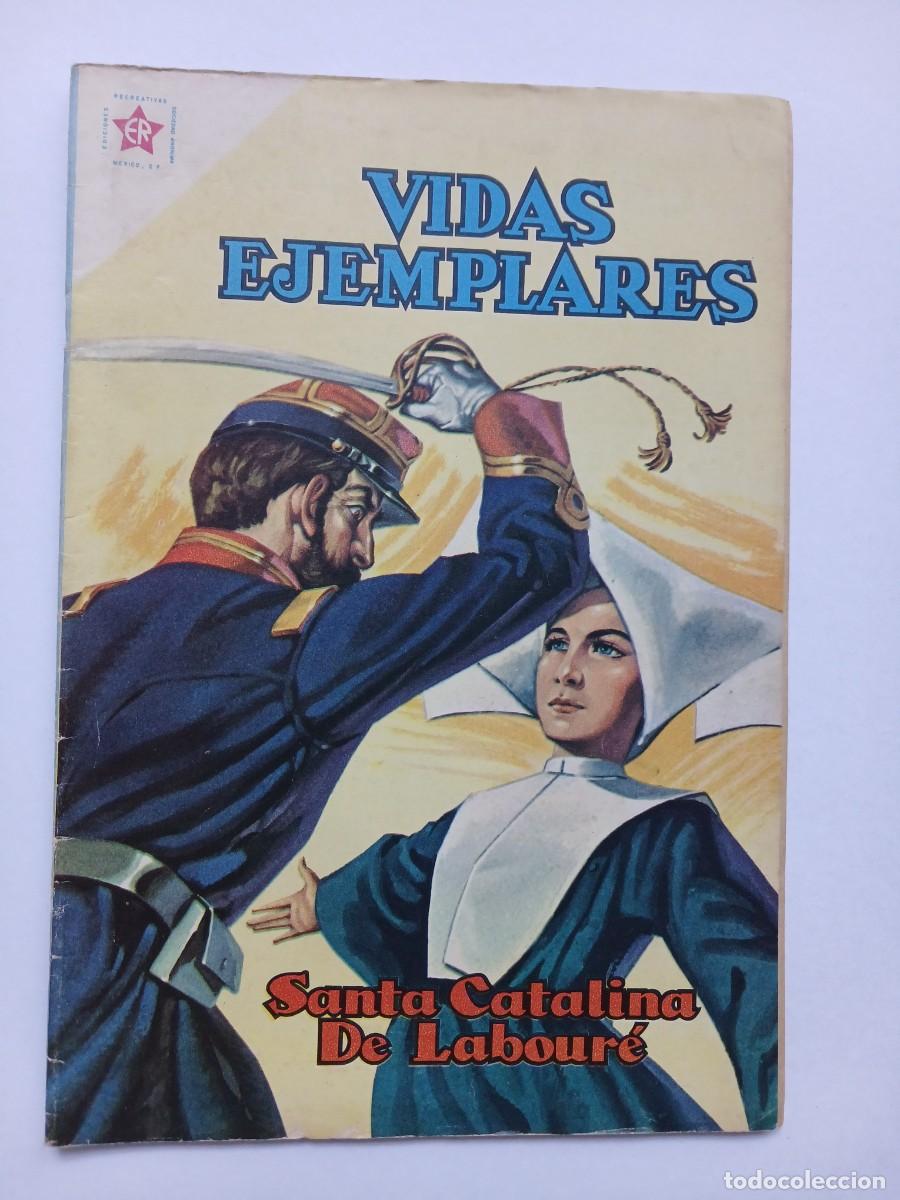 Tebeos: Vidas Ejamplares n&deg; 114 - Santa Catalina de Labour&eacute; - original editorial Novaro