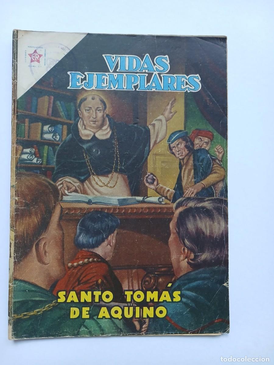 Tebeos: Vidas Ejemplares n&deg; 121 (1962) - Santo Tom&aacute;s de Aquino! - original editorial Novaro