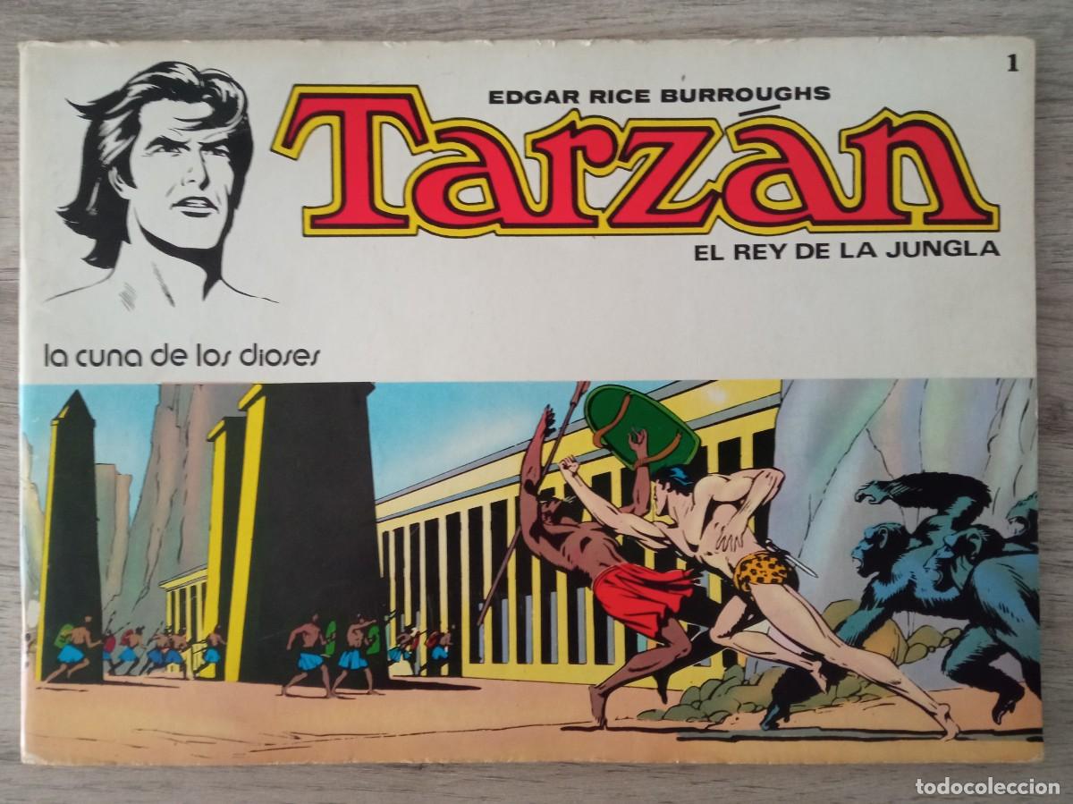 Tebeos: TARZAN, EL REY DE LA JUNGLA, N&ordm; 1, LA CUNA DE LOS DIOSES, NOVARO