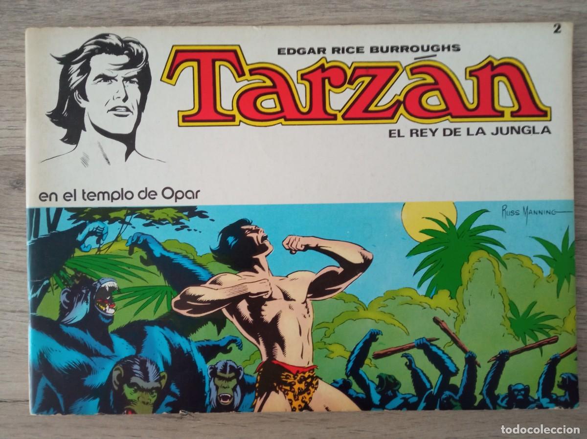 Tebeos: TARZAN, EL REY DE LA JUNGLA, N&ordm; 2, EN EL TEMPLO DE OPAR, NOVARO
