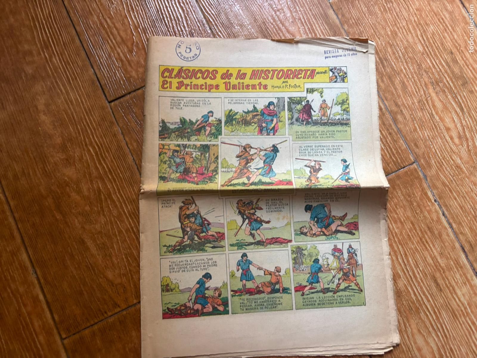 Tebeos: CL&Aacute;SICOS DE LA HISTORIETA PRESENTA EL PR&Iacute;NCIPE VALIENTE 1. Novaro, 1963. Original