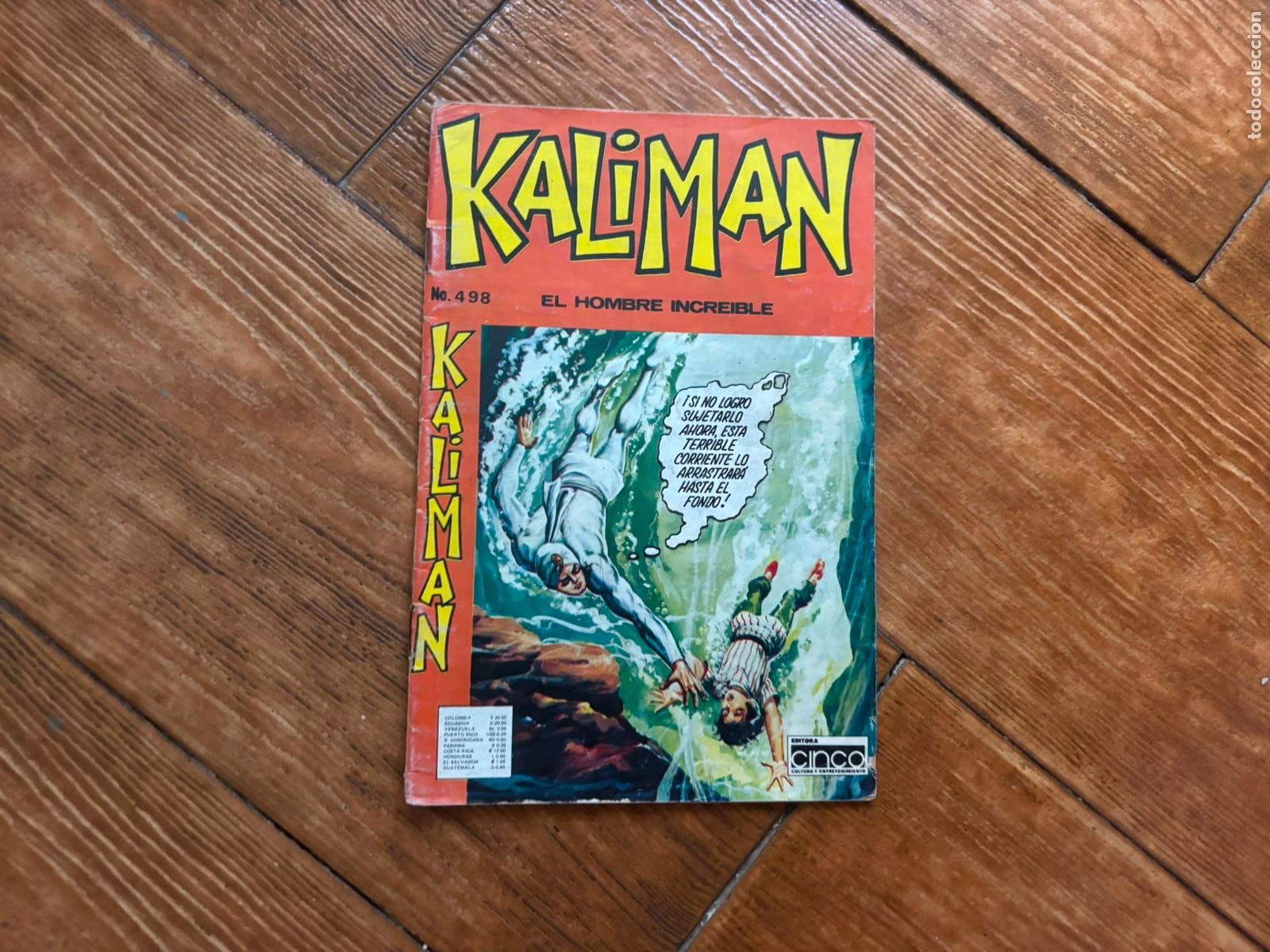 Tebeos: KALIMAN EL HOMBRE INCREIBLE N&ordm; 498