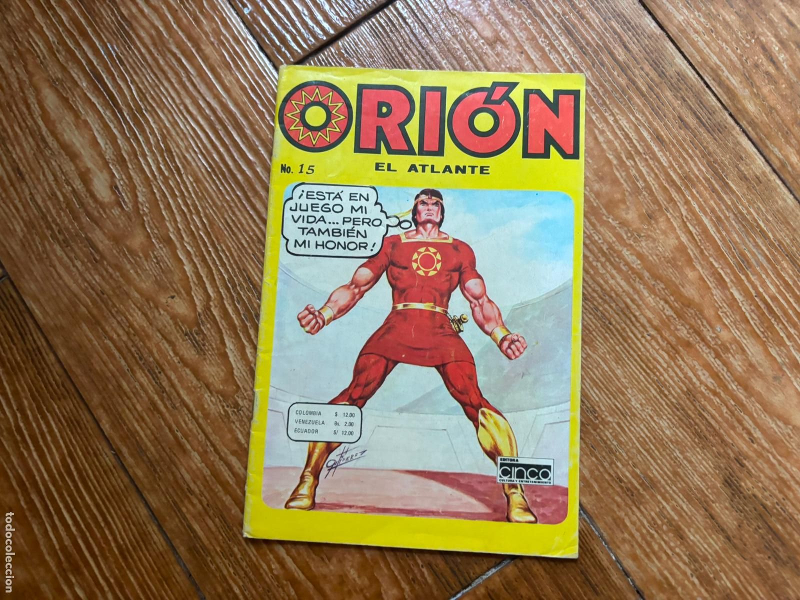 Tebeos: ORION EL ATLANTE N&ordm; 15 EDICIONES CINCO