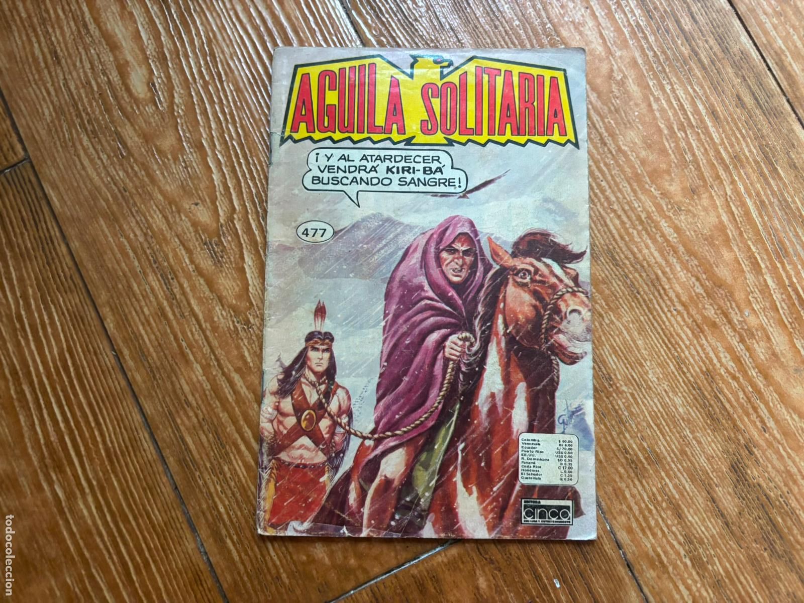 Tebeos: AGUILA SOLITARIA N&ordm; 477 EDICIONES CINCO