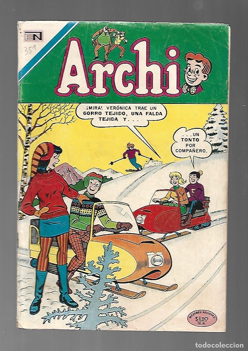 Tebeos: Archi, 351, 1969, Novaro, buen estado