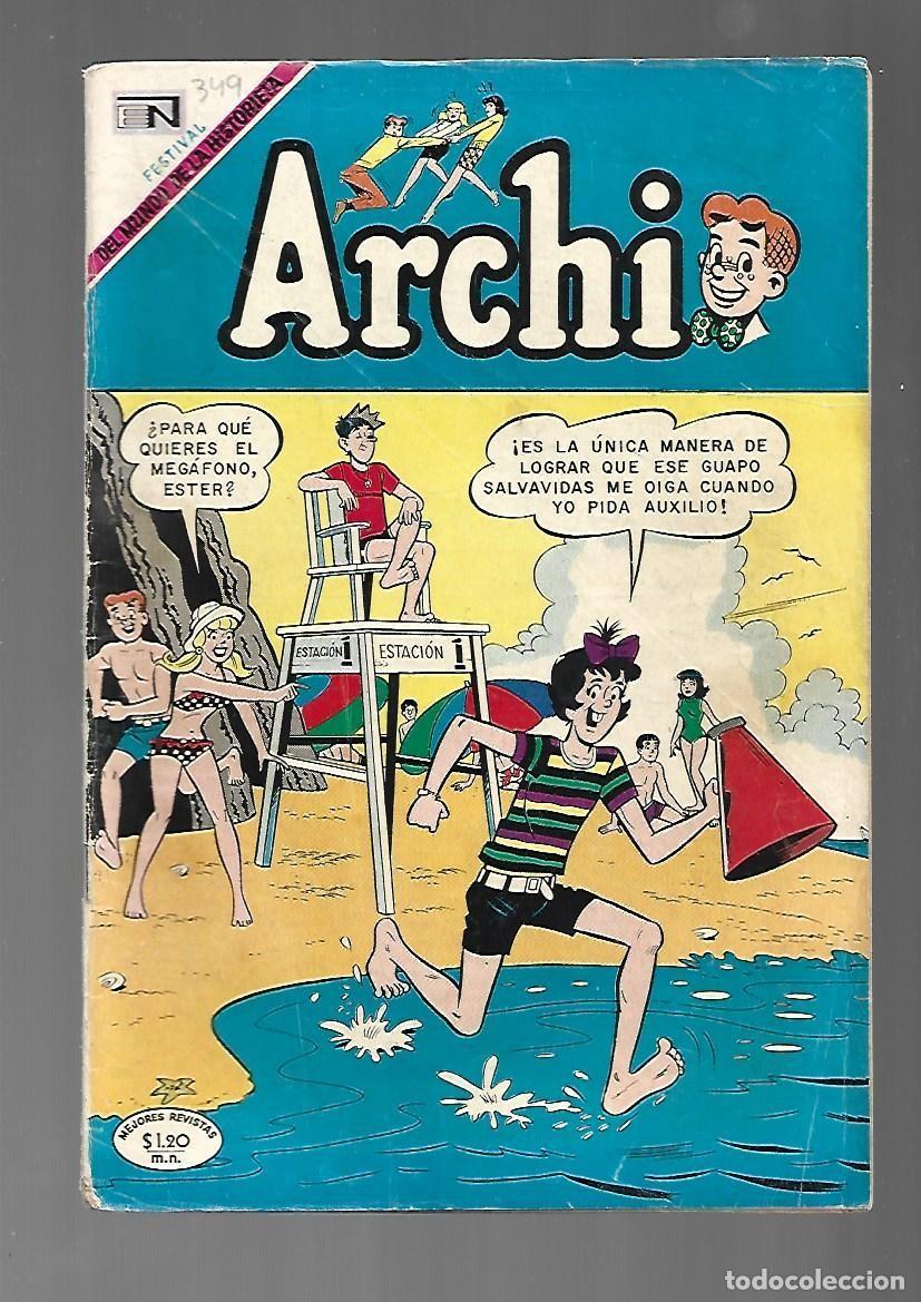 Tebeos: Archi, 349, 1969, Novaro, buen estado