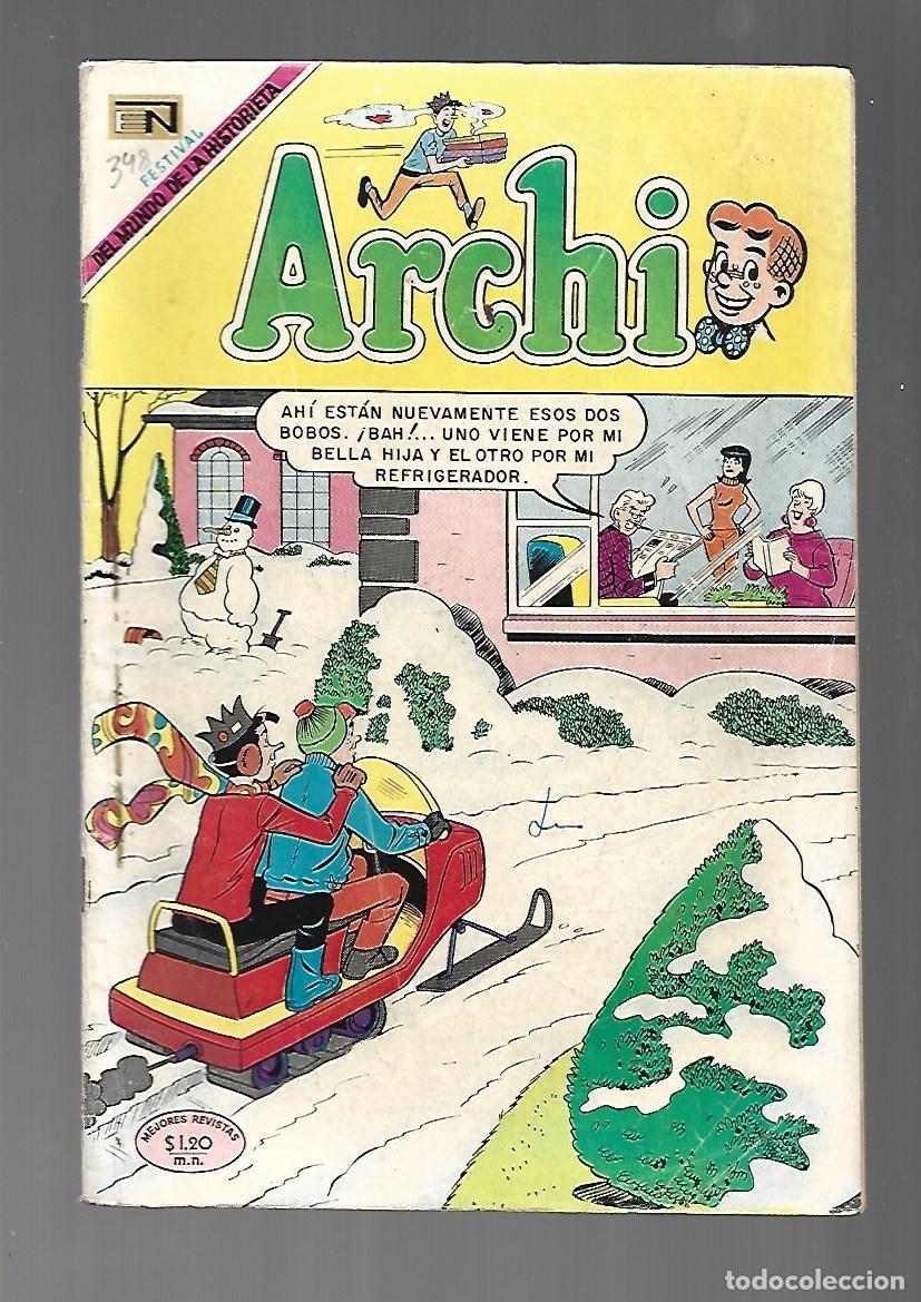 Tebeos: Archi, 348, 1969, Novaro, buen estado
