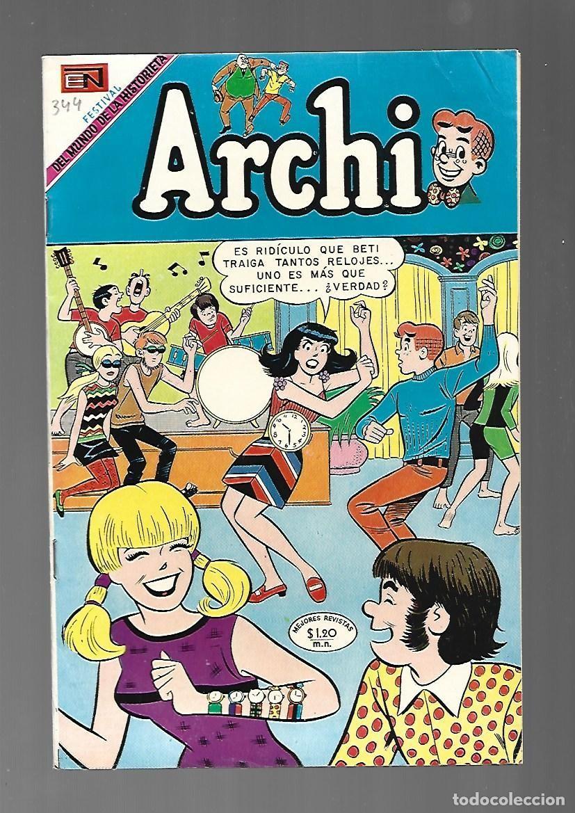 Tebeos: Archi, 344, 1969, Novaro, muy buen estado