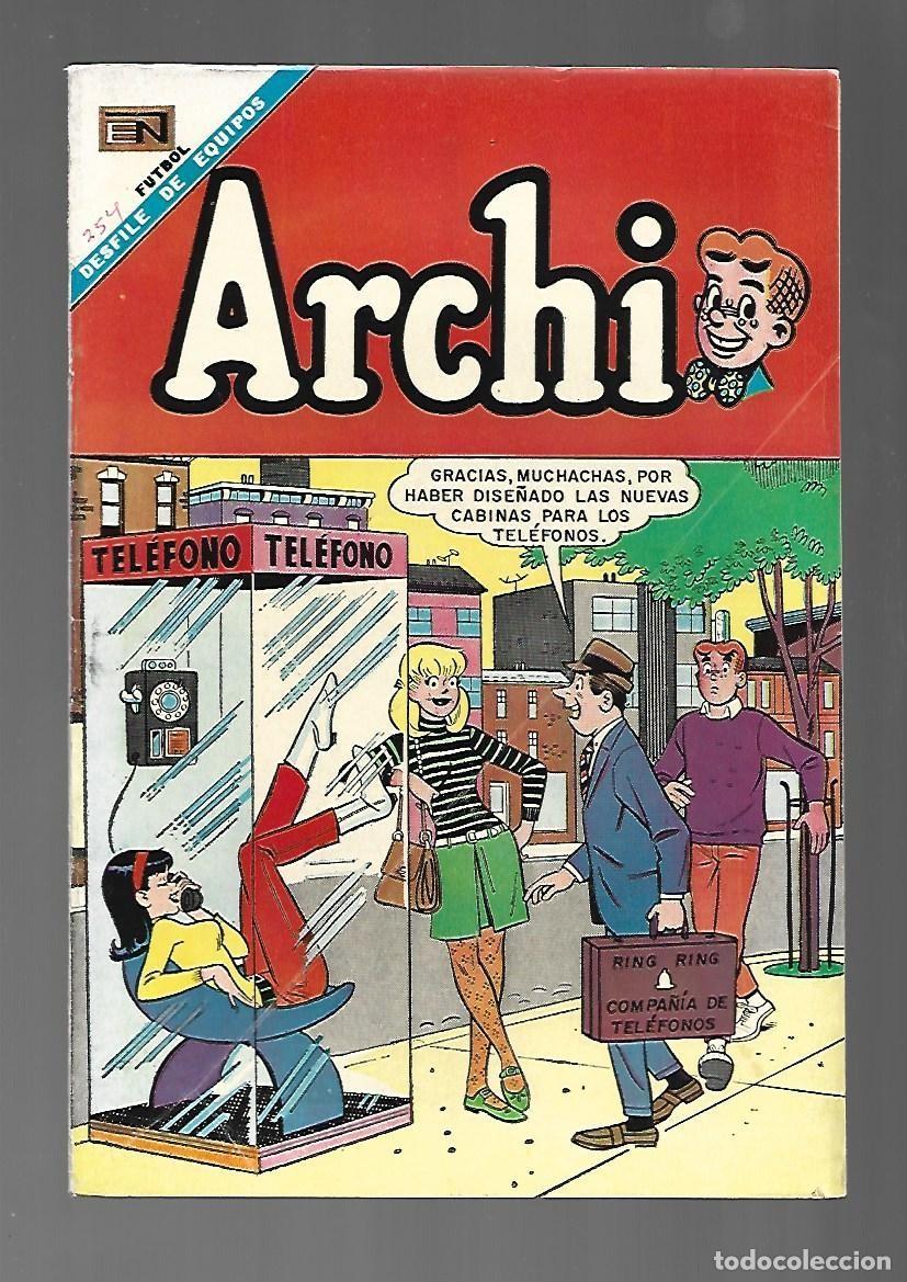 Tebeos: Archi, 254, 1968, Novaro, buen estado