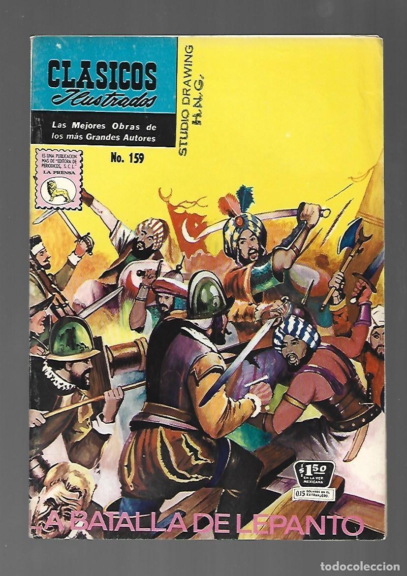 Tebeos: Cl&aacute;sicos ilustrados 159: la batalla de Lepanto, 1970, La Prensa, buen estado