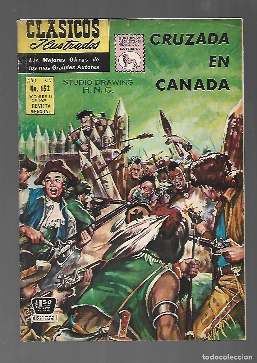 Tebeos: Cl&aacute;sicos ilustrados 152: cruzada en Canada, 1969, La Prensa, buen estado
