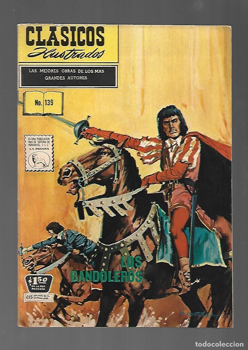 Tebeos: Cl&aacute;sicos ilustrados, 139: los bandoleros, 1967, La Prensa, buen estado