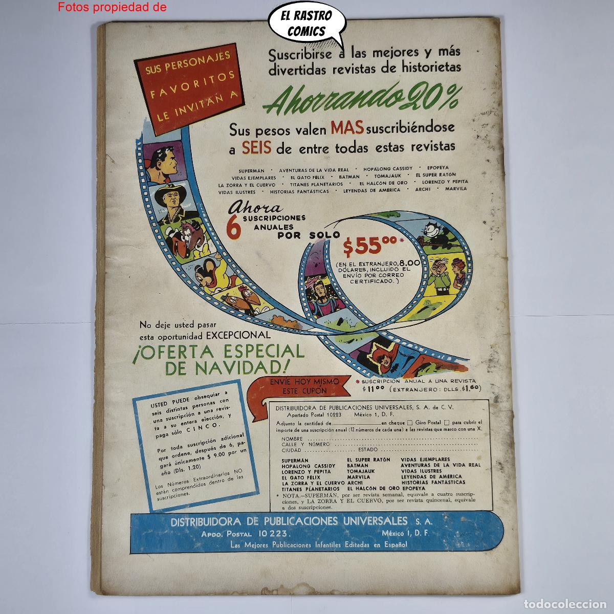 Tebeos: Superman n&ordm; 166, ed. Novaro 1958 - Foto 2