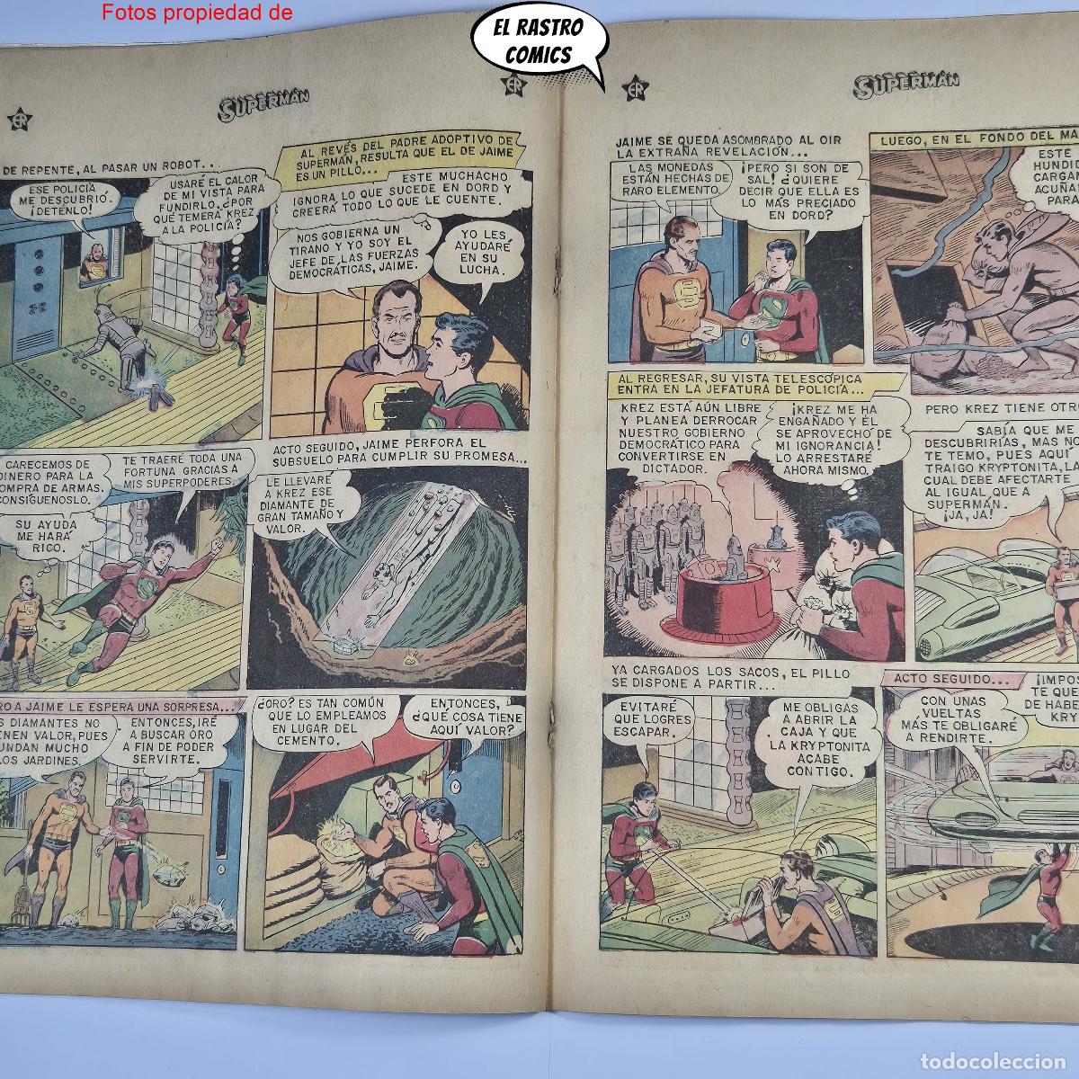 Tebeos: Superman n&ordm; 166, ed. Novaro 1958 - Foto 4