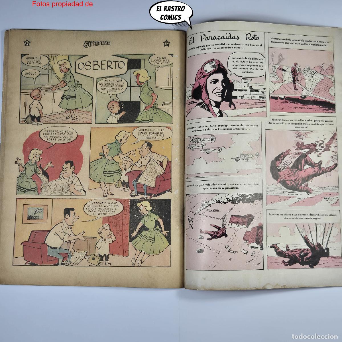 Tebeos: Superman n&ordm; 166, ed. Novaro 1958 - Foto 5
