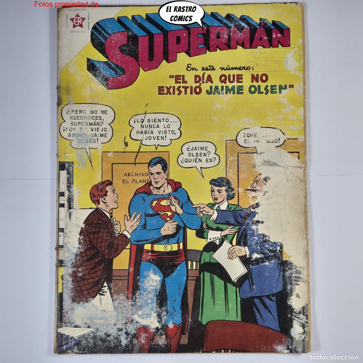 Tebeos: Superman n&ordm; 166, ed. Novaro 1958