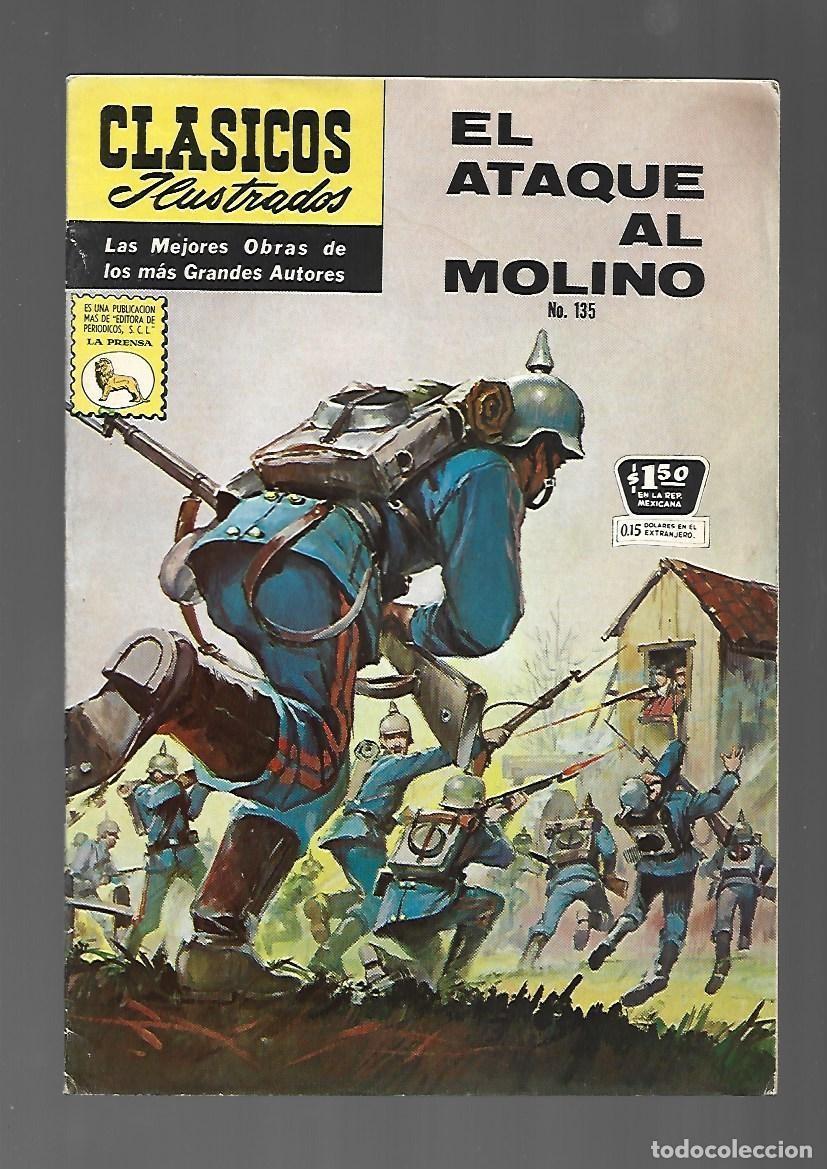 Tebeos: Cl&aacute;sicos ilustrados, 135: el ataque al molino, 1965, La Prensa, muy buen estado