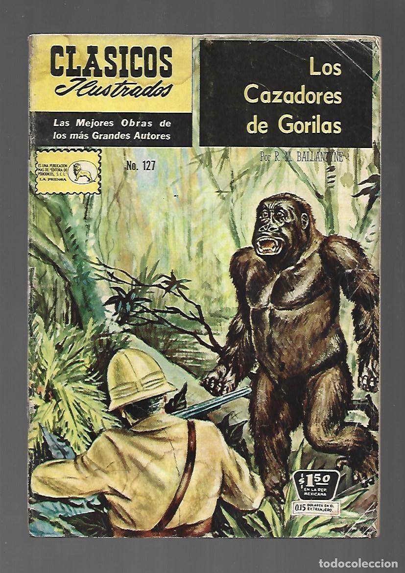 Tebeos: Cl&aacute;sicos ilustrados, 127: los cazadores de gorilas 1964, La Prensa, buen estado