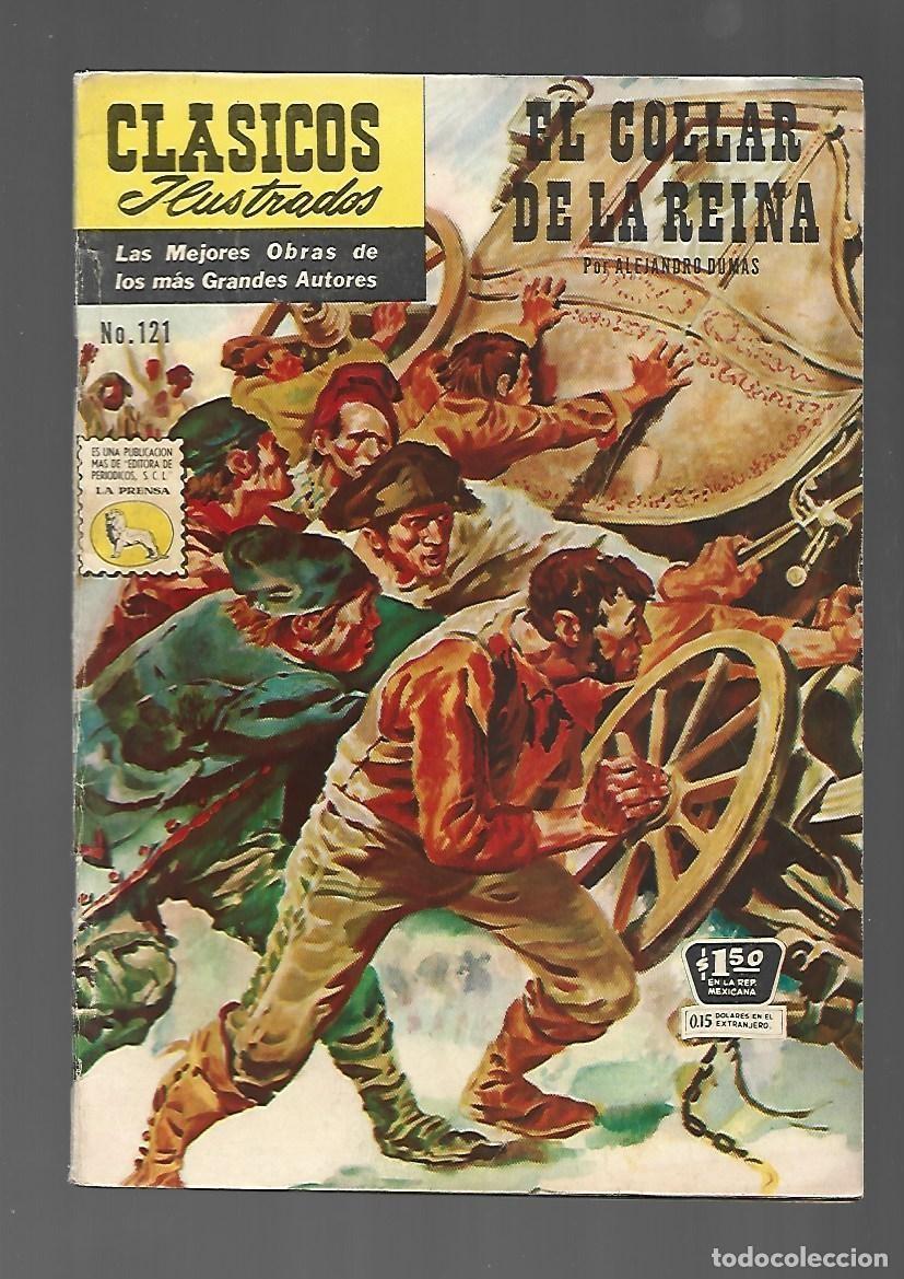 Tebeos: Cl&aacute;sicos ilustrados, 121: el collar de la reina 1962, La Prensa, buen estado