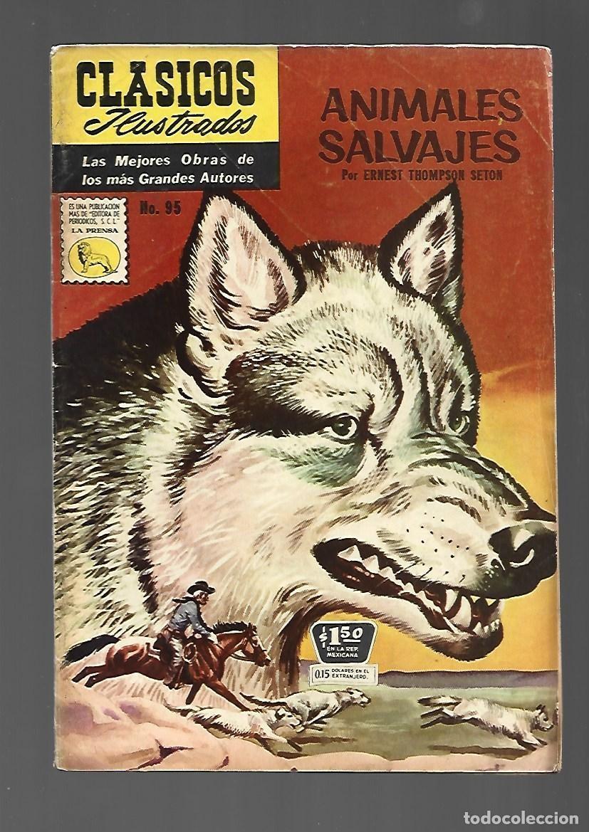 Tebeos: Cl&aacute;sicos ilustrados, 95: animales salvajes 1960, La Prensa, buen estado