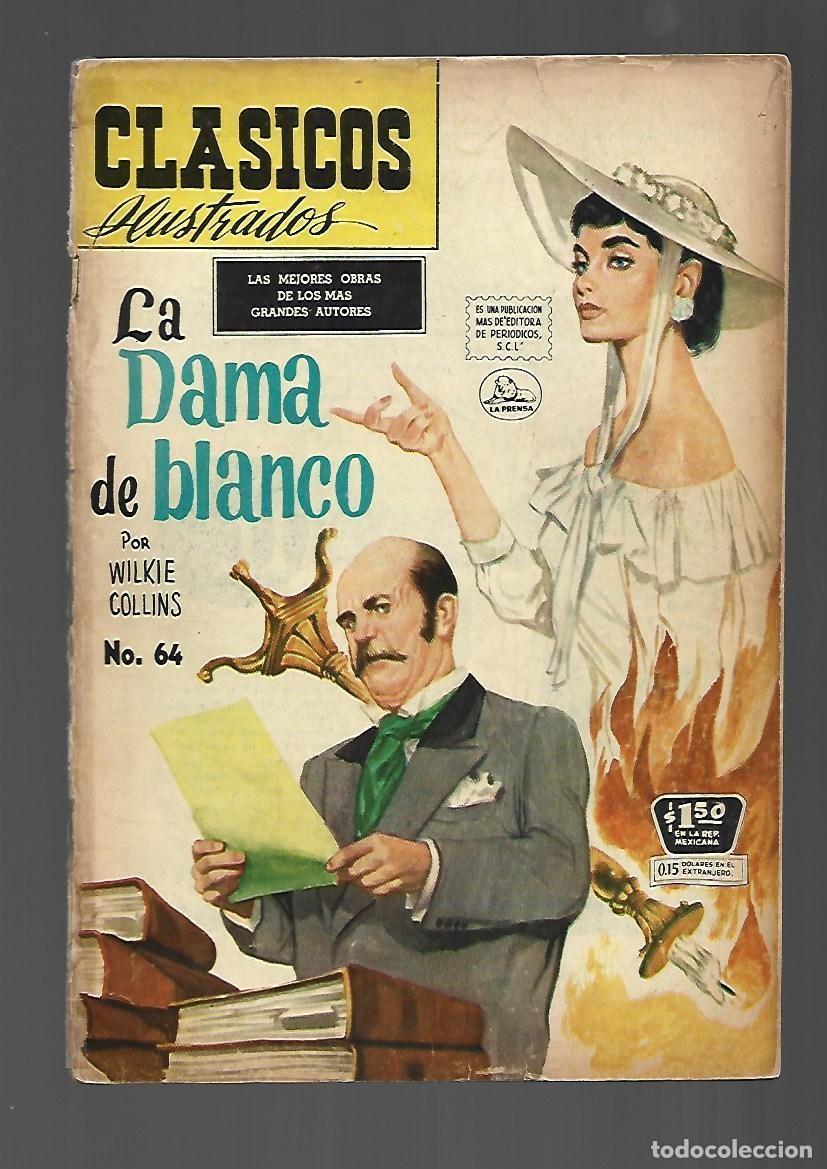 Tebeos: Cl&aacute;sicos ilustrados, 64: la dama de blanco 1957, La Prensa, buen estado