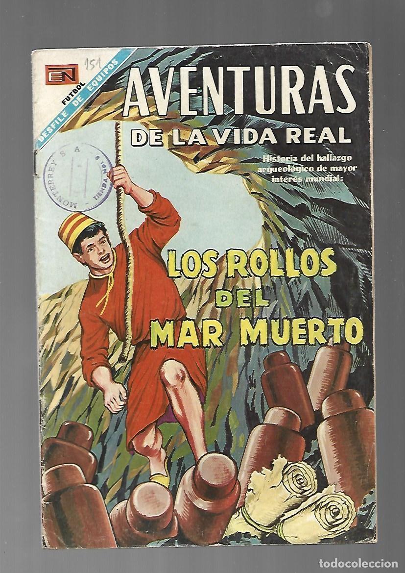Tebeos: Aventuras de la vida real, 151: los rollos del mar muerto, 1968, Novaro, buen estado