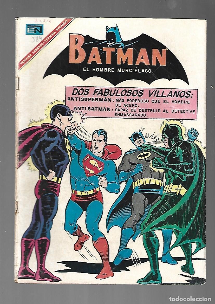 Tebeos: Batman 384, 1967, Novaro, buen estado