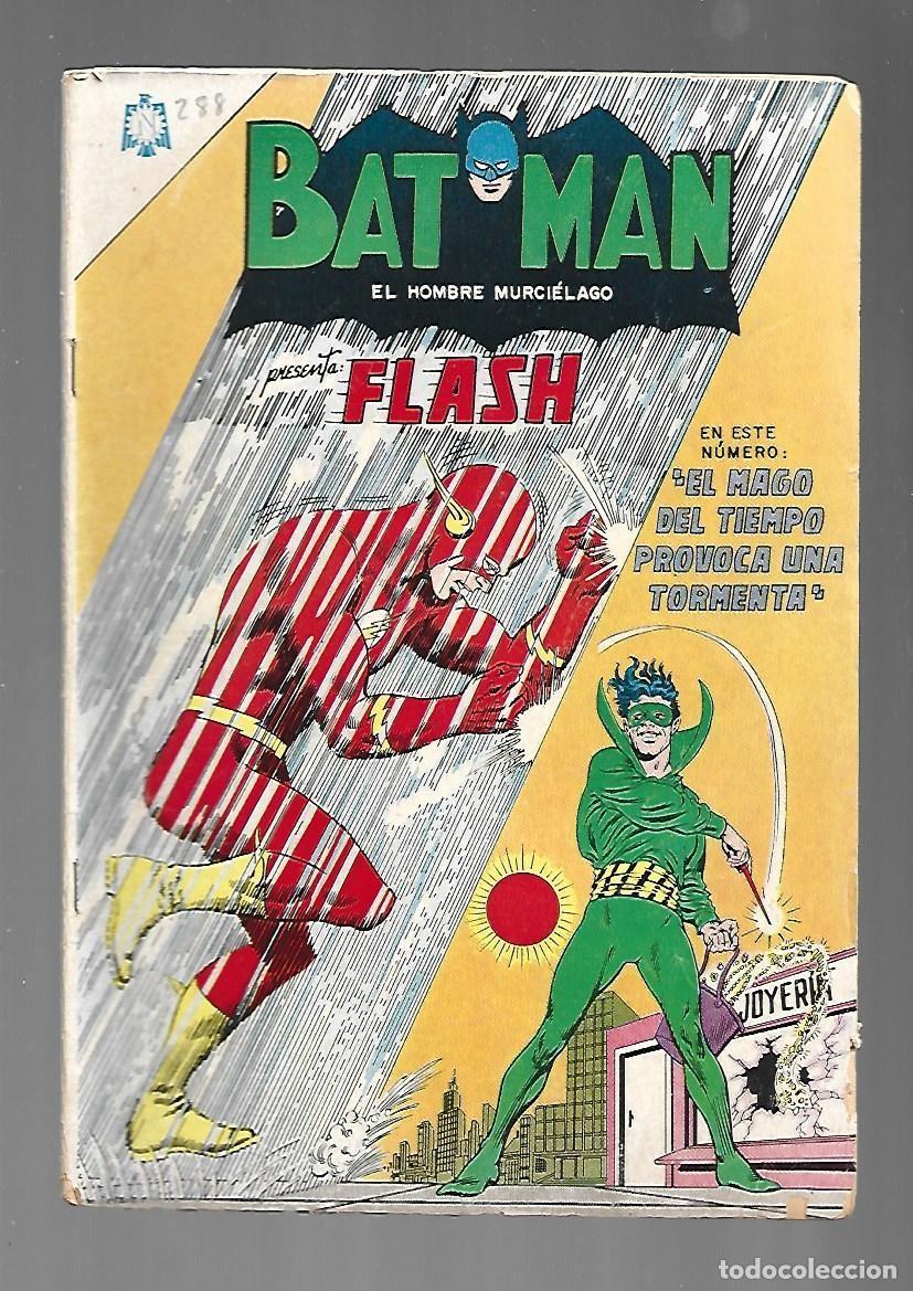 Tebeos: Batman, 288: el mago del tiempo provoca una tormenta, 1965, Novaro.