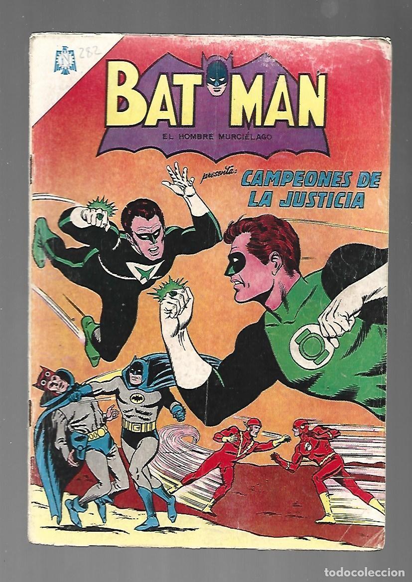 Tebeos: Batman, 282: Campeones de la Justicia, 1965, Novaro.