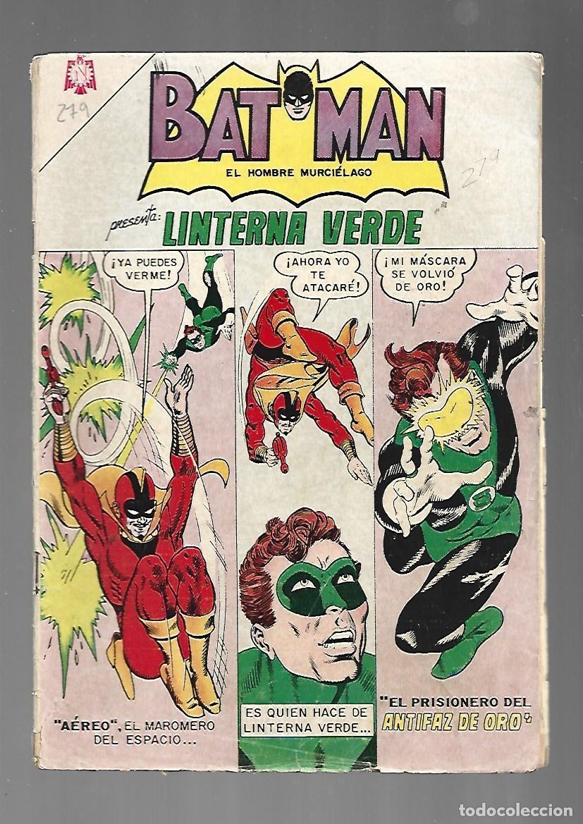 Tebeos: Batman, 279: Linterna Verde, 1965, Novaro., buen estado